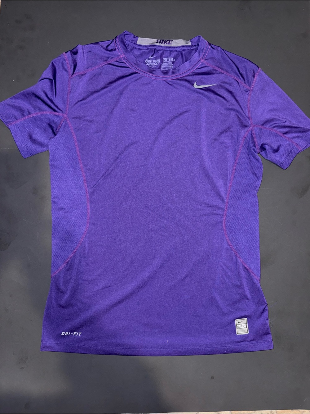 Nike Purple Dri-FIT Short Sleeve Athletic Tee